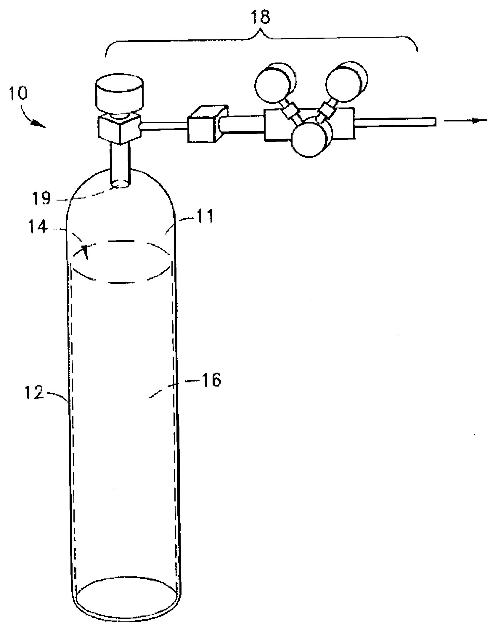 Reactive liquid based gas storage and delivery systems