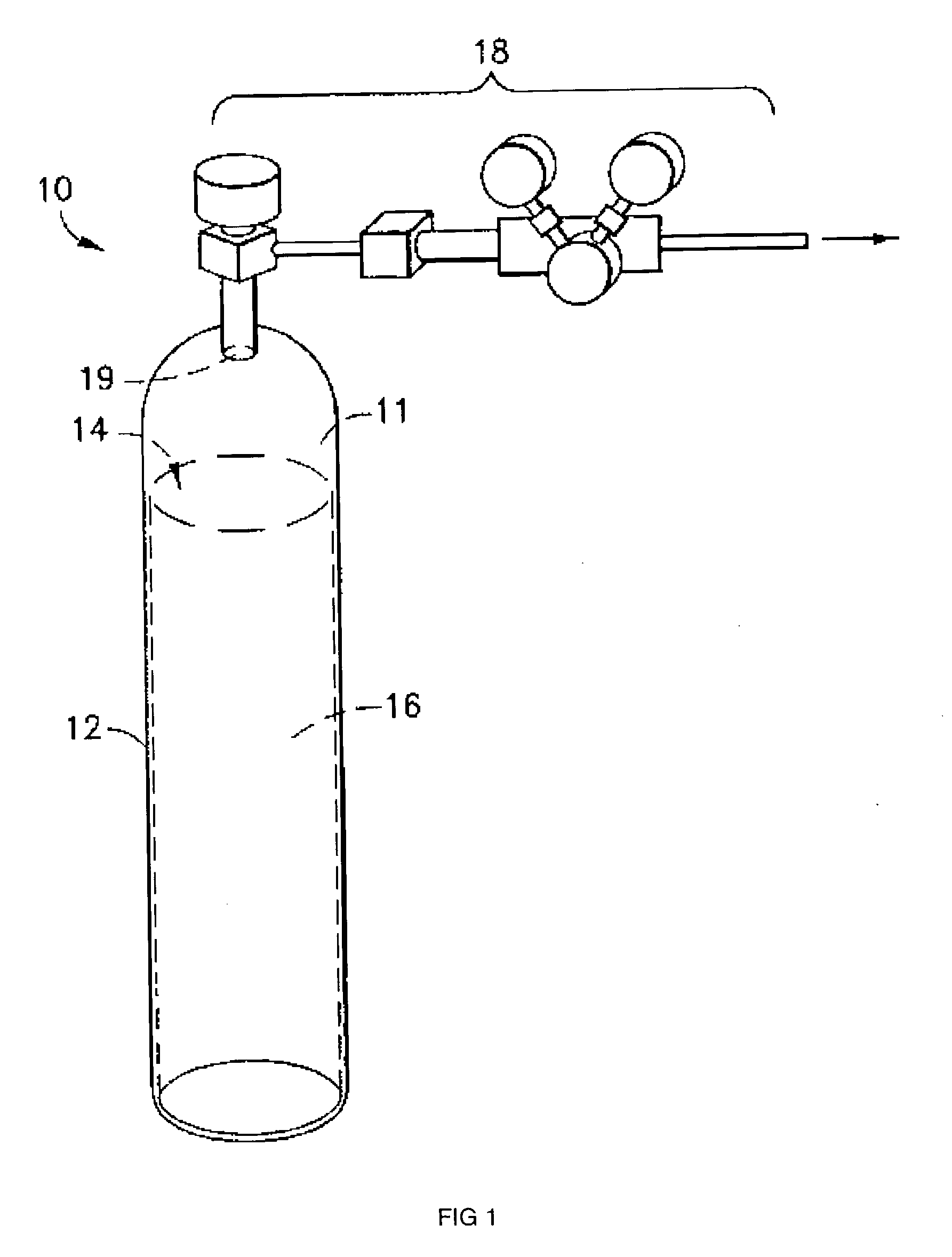Reactive liquid based gas storage and delivery systems