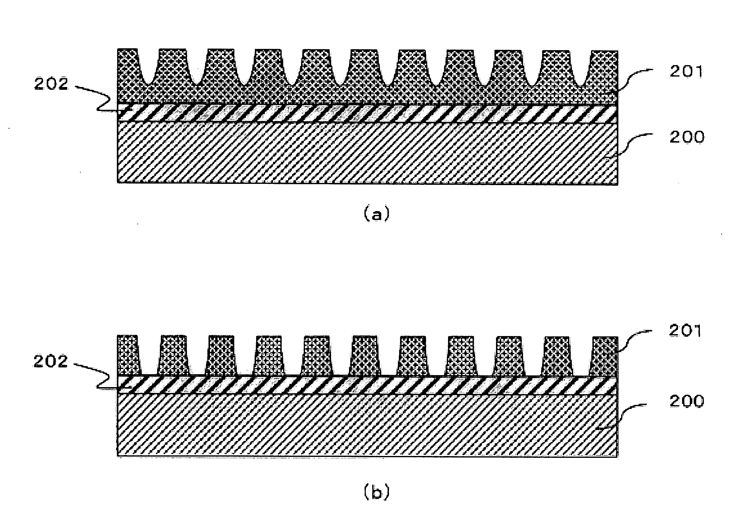 Relief printing plate, and method for manufacturing electronic circuit pattern, organic electroluminescence device and organic electronic device by using the same