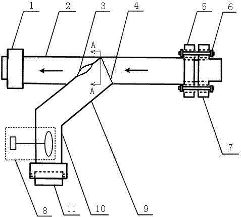 Water-dust-oil automatic separation device for gas sampling