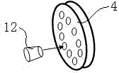 Water-dust-oil automatic separation device for gas sampling