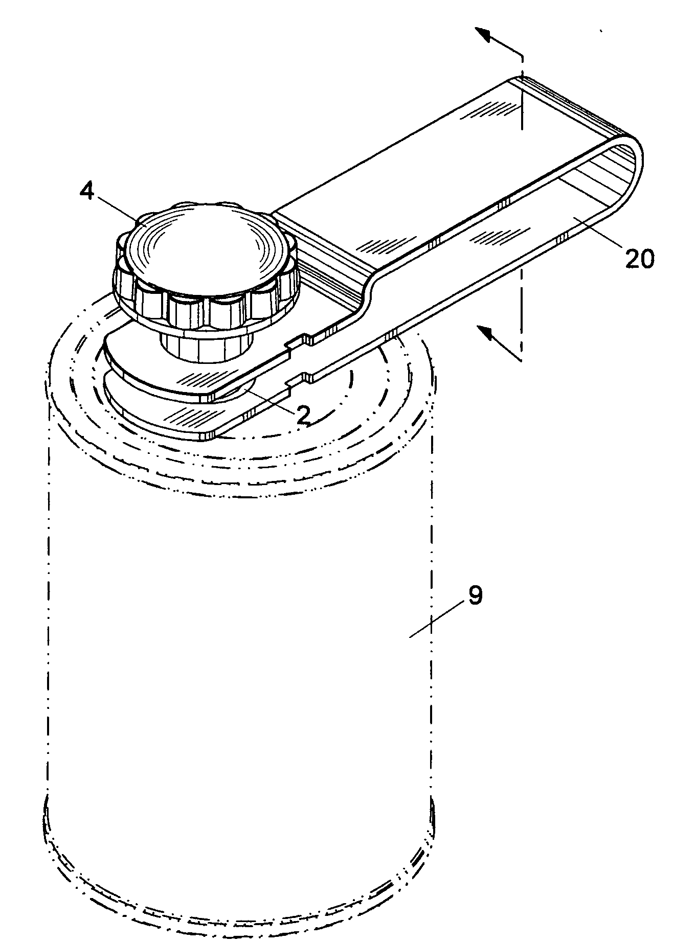 Container piercing device