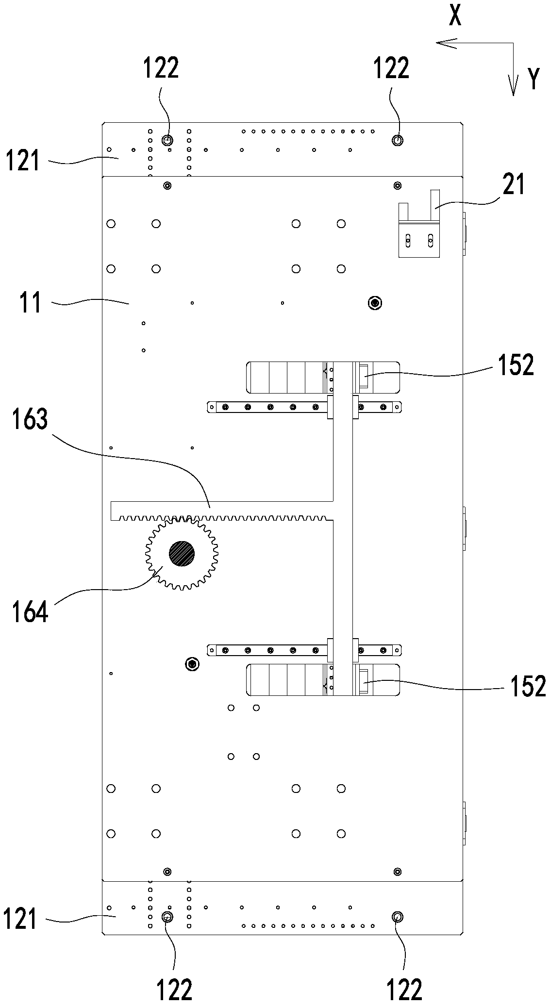 Clamp and transfer device