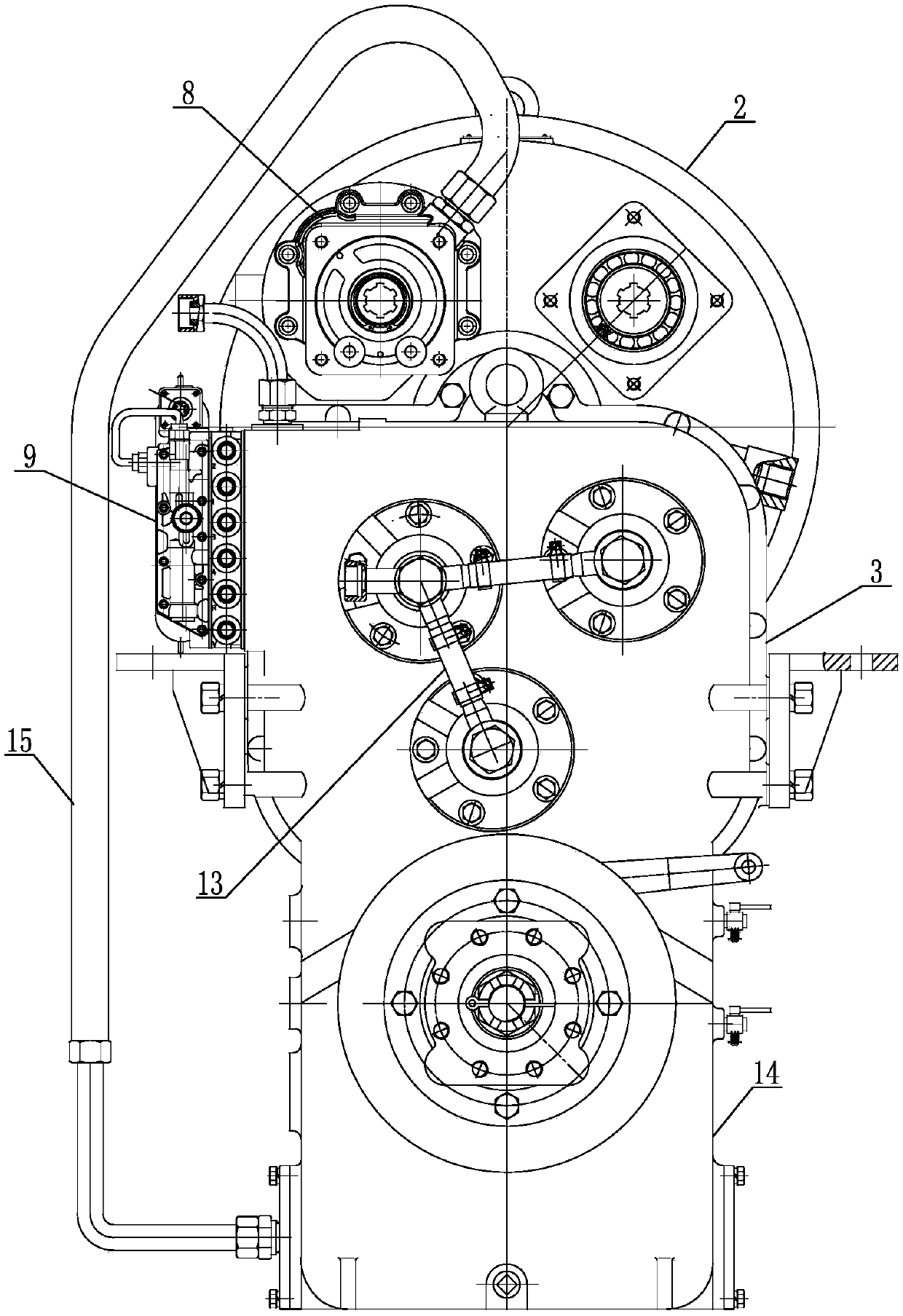 Hydrodynamic transmission for large and medium-sized agricultural machines