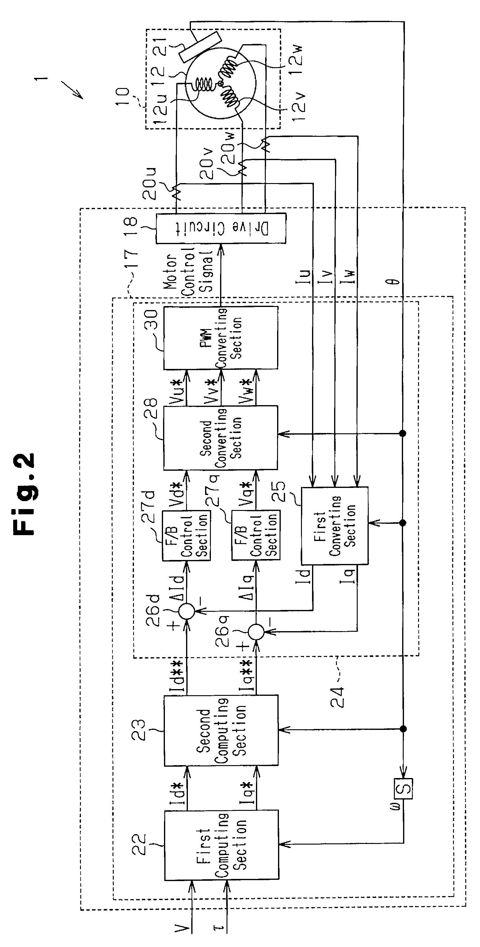 Motor controller and electric power steering apparatus