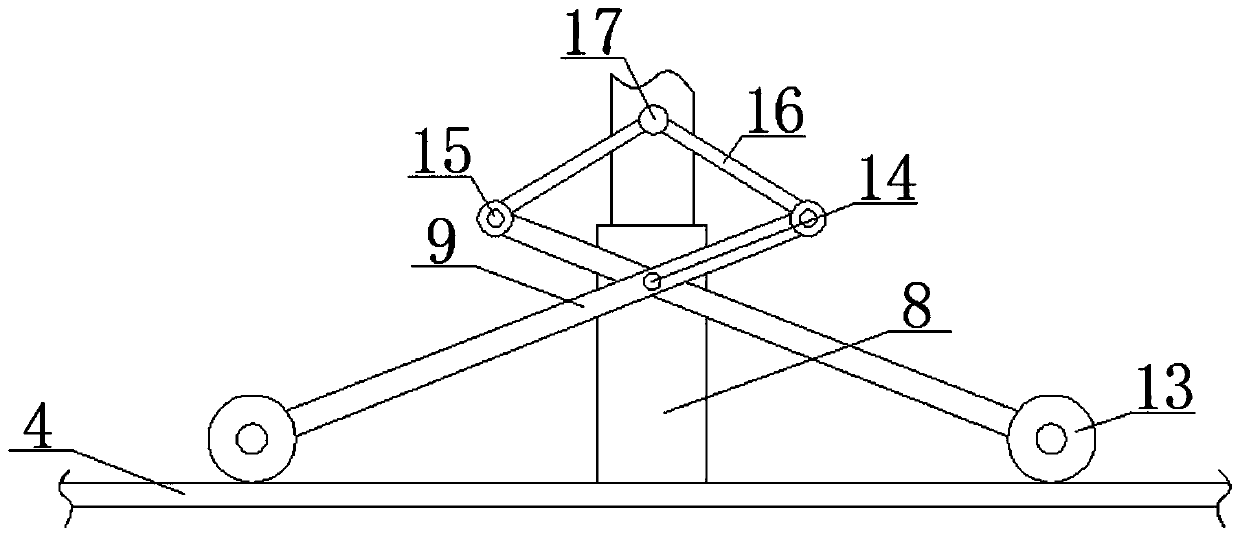 Conveying belt type metal detector capable of automatically adapting through height