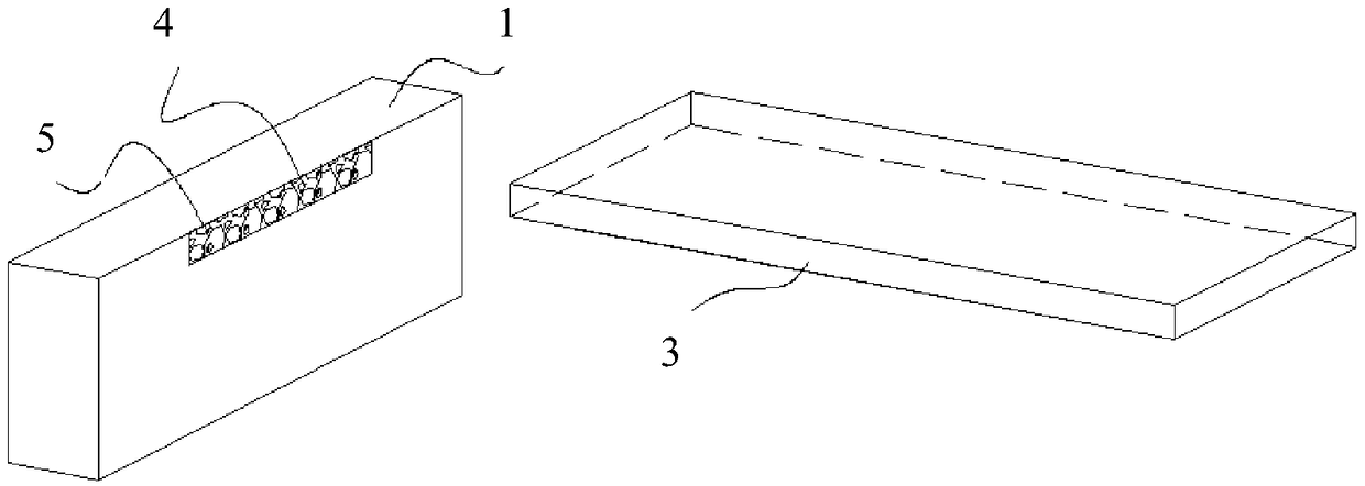 Old and new concrete interface beam and plate component connection structure and construction method thereof