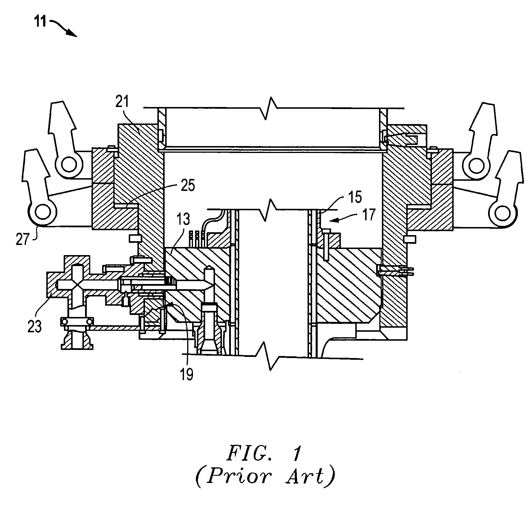 System, method, and apparatus for a radially-movable line termination system for a riser string on a drilling rig