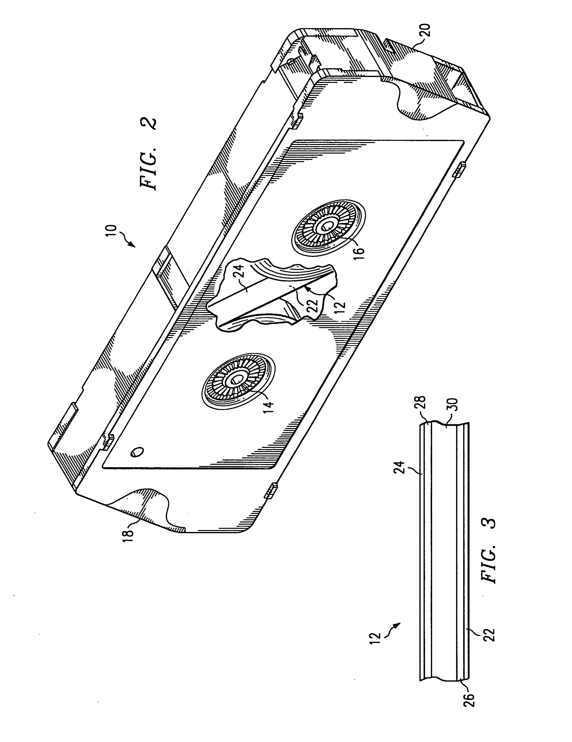 Dual-surface flexible magnetic tape