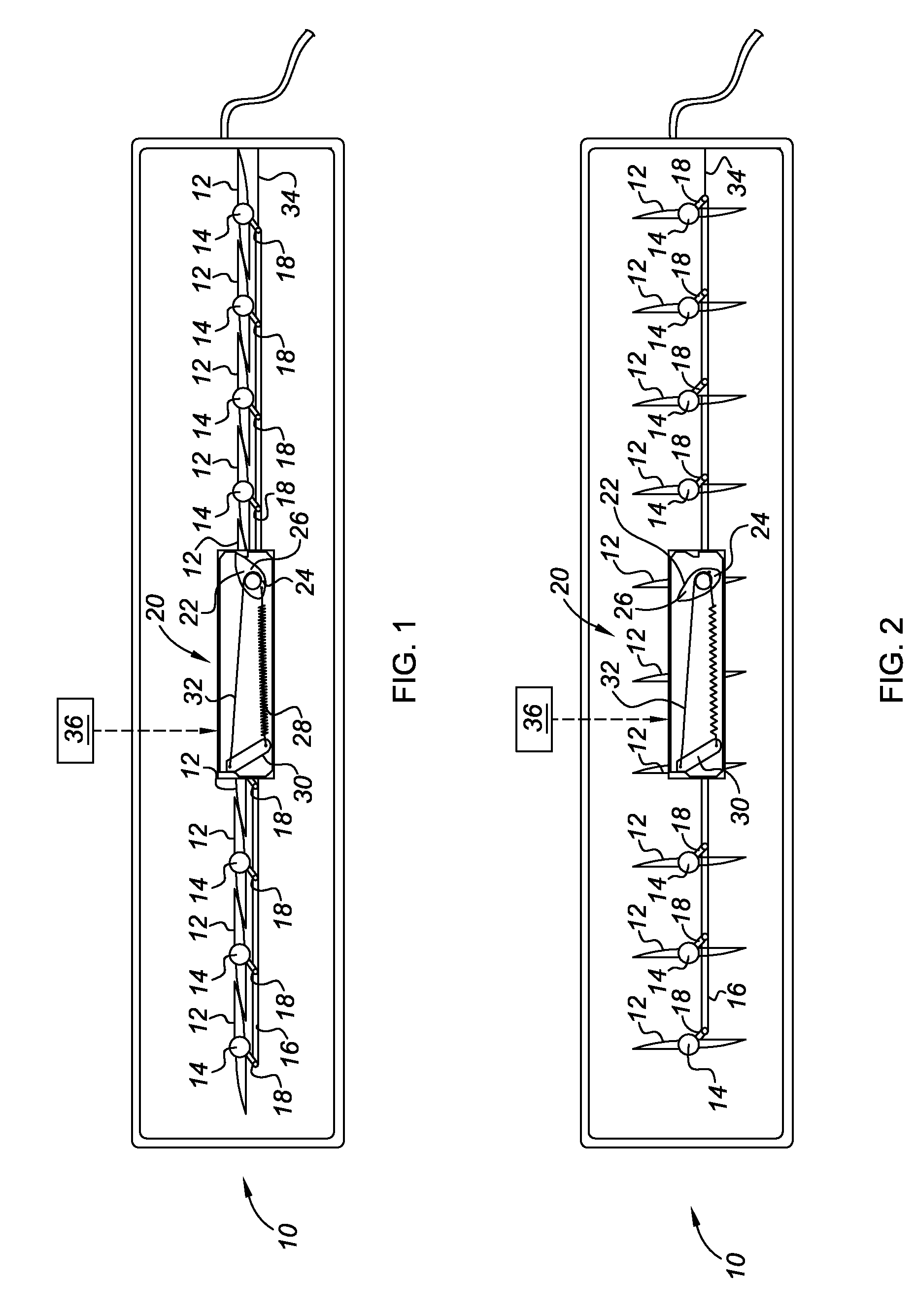 Active material actuated louver system