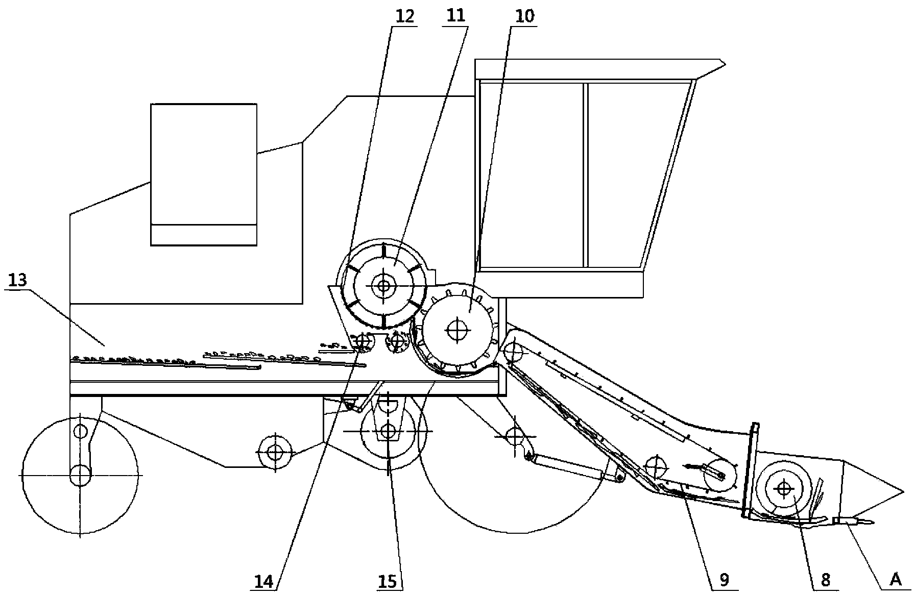 Corn stalk harvesting and storing method