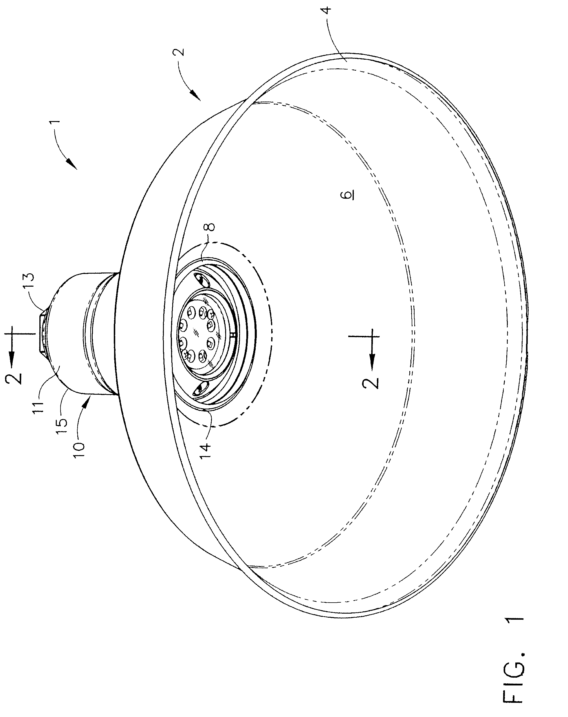 LED lamp device and method to retrofit a lighting fixture