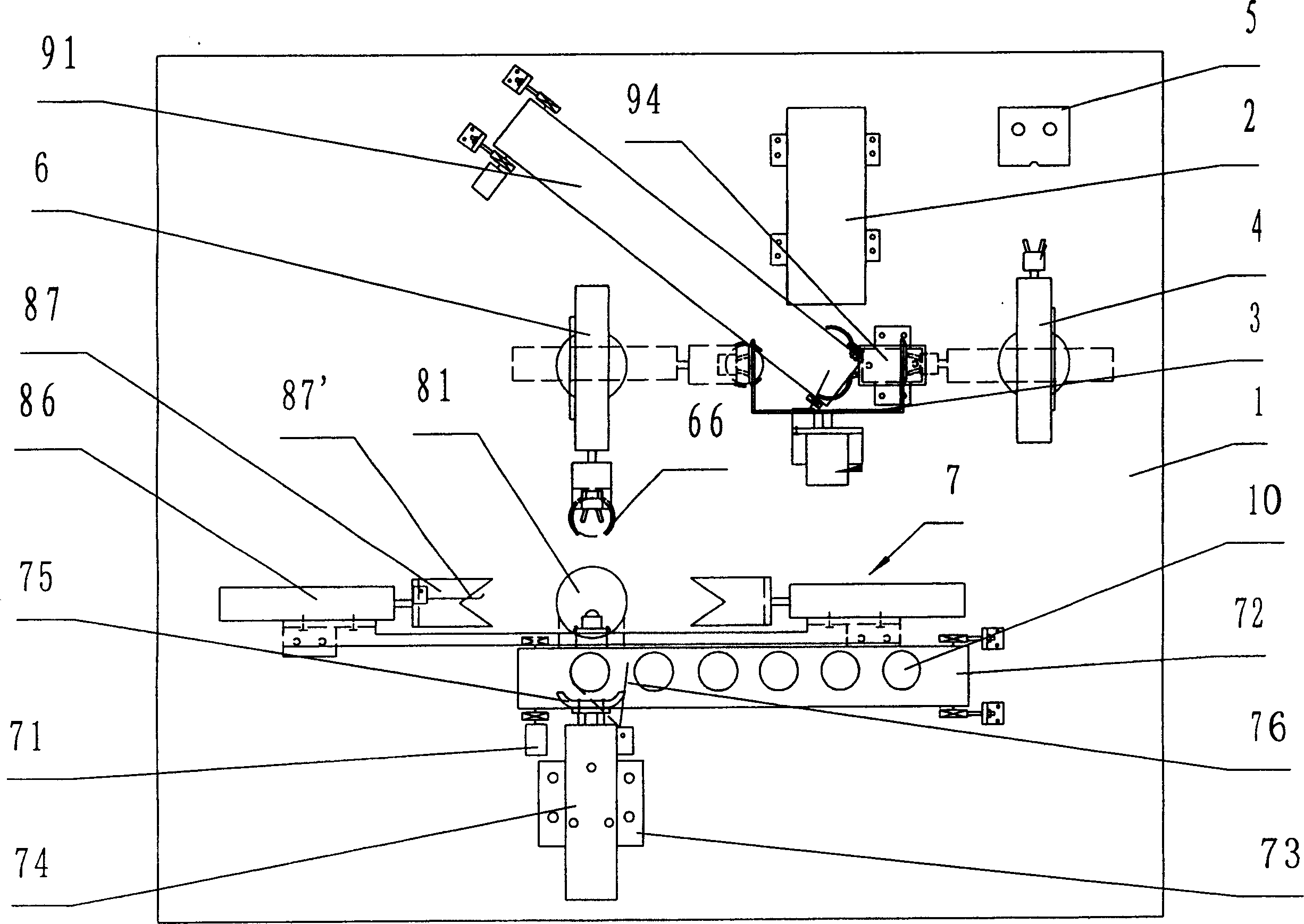 Autometic grafting device for nutrition pot sprout