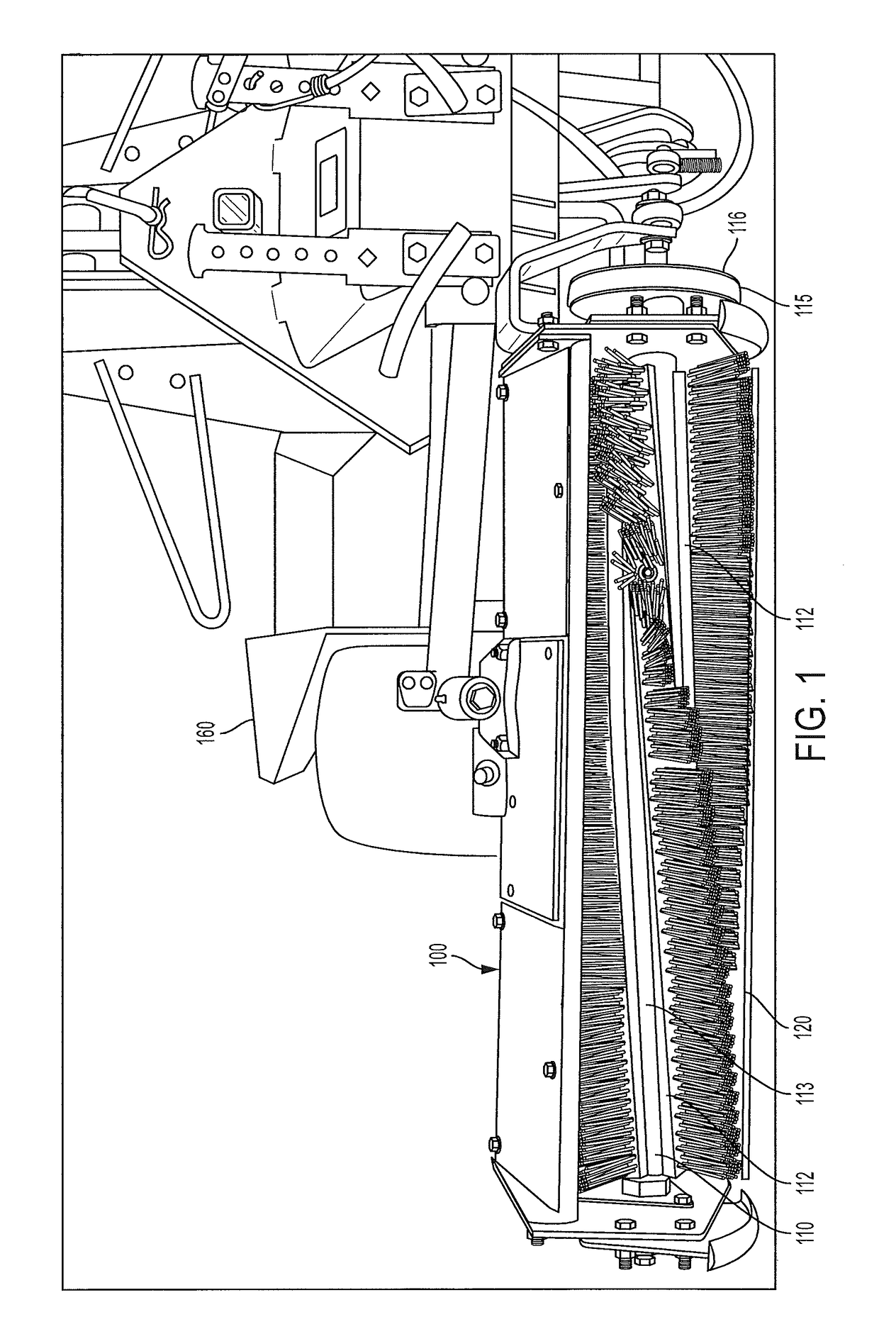 Apparatus, system and method for mechanical, selective weed control in mature and establishing crops including turfgrasses