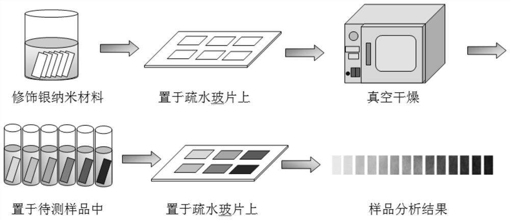 Preparation of a silver-melamine nanocomposite test paper and its application in formaldehyde adsorption and rapid measurement