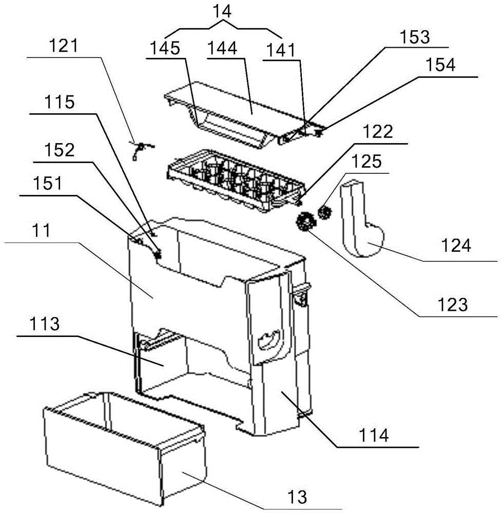 Ice-making device and refrigerator
