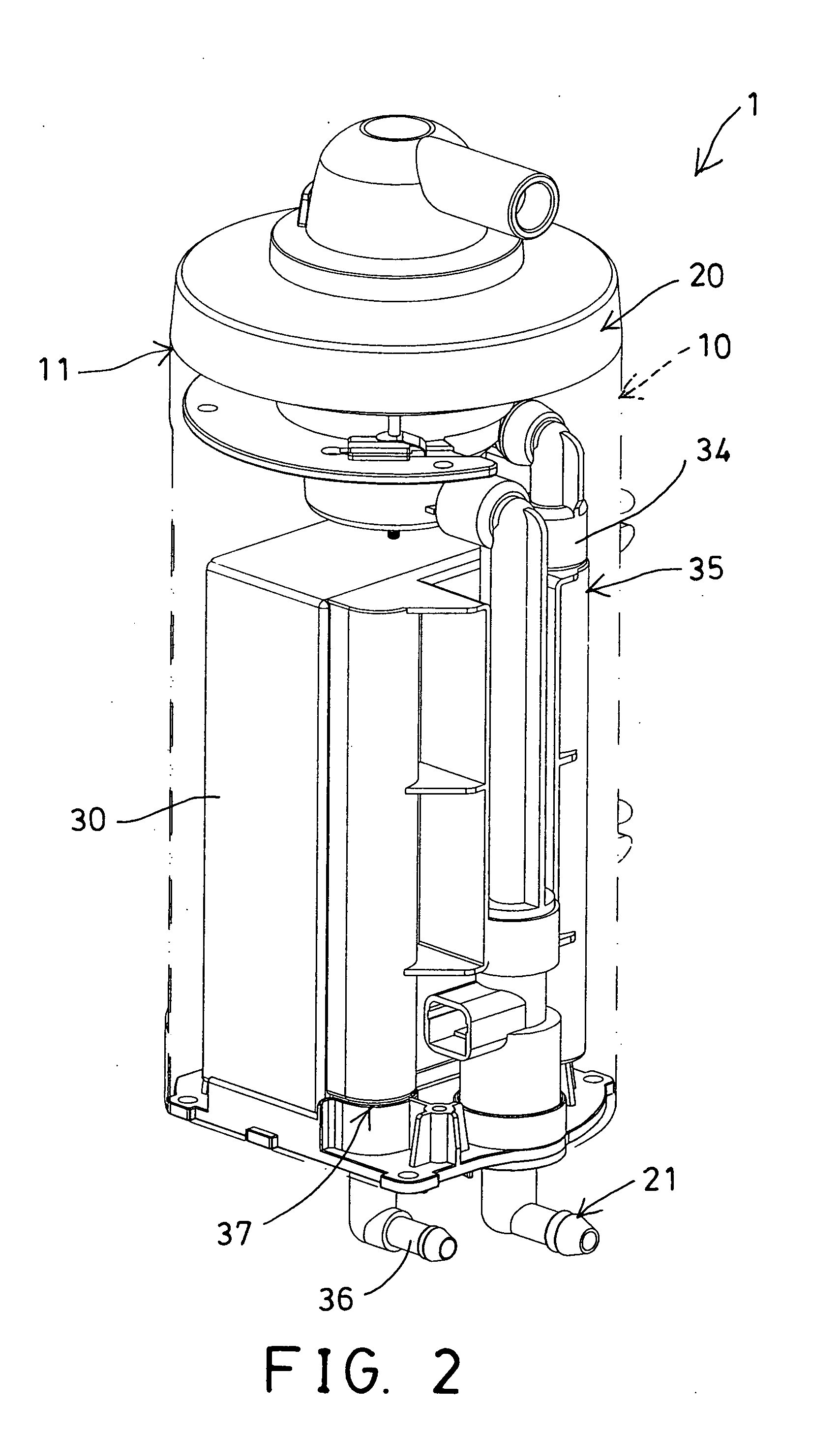 Electrolyzer device having cooling structure