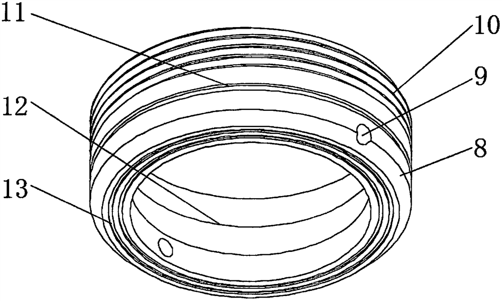 Calibrated waterproof bolt tensile force real-time monitoring device