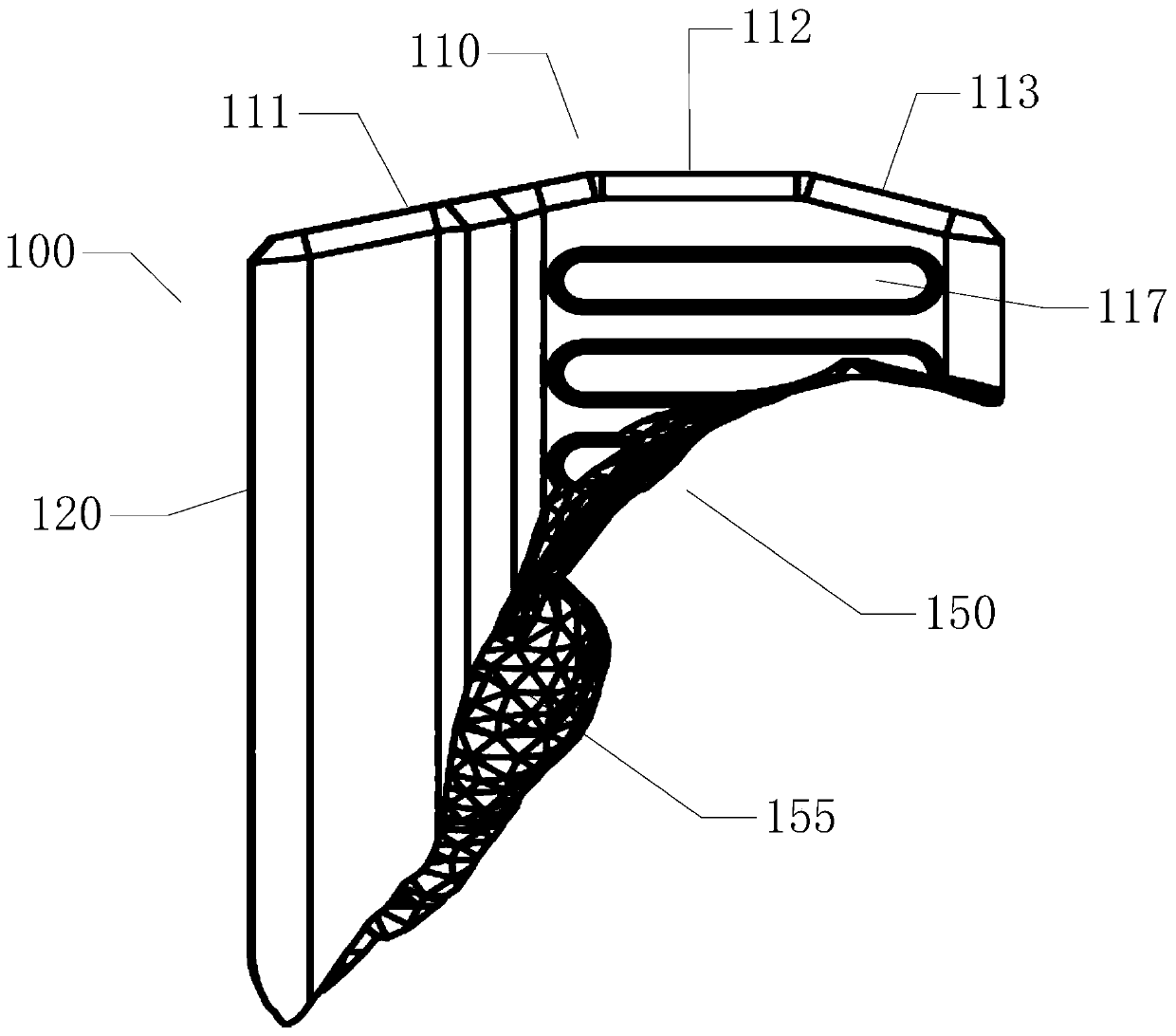 Cut-bone guide plate