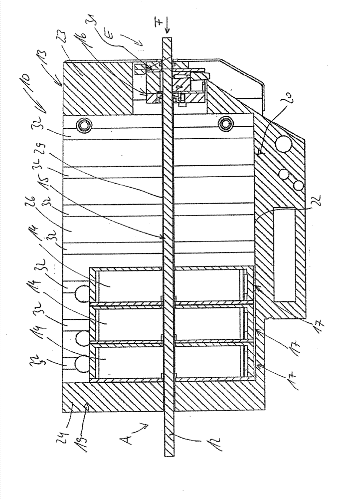 Measuring device and rod maker with such measuring device