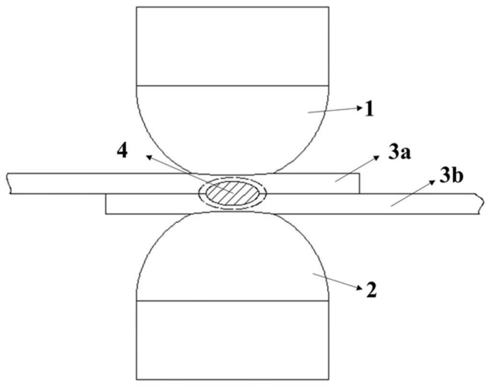 Spot-welded joint of high-strength steel plate and manufacturing method thereof