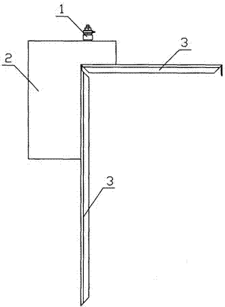 Ultrasonic pushing device for sectional material