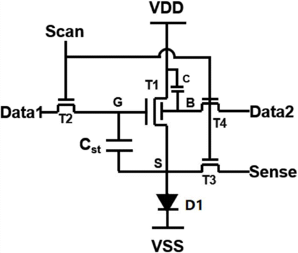 AMOLED pixel drive circuit