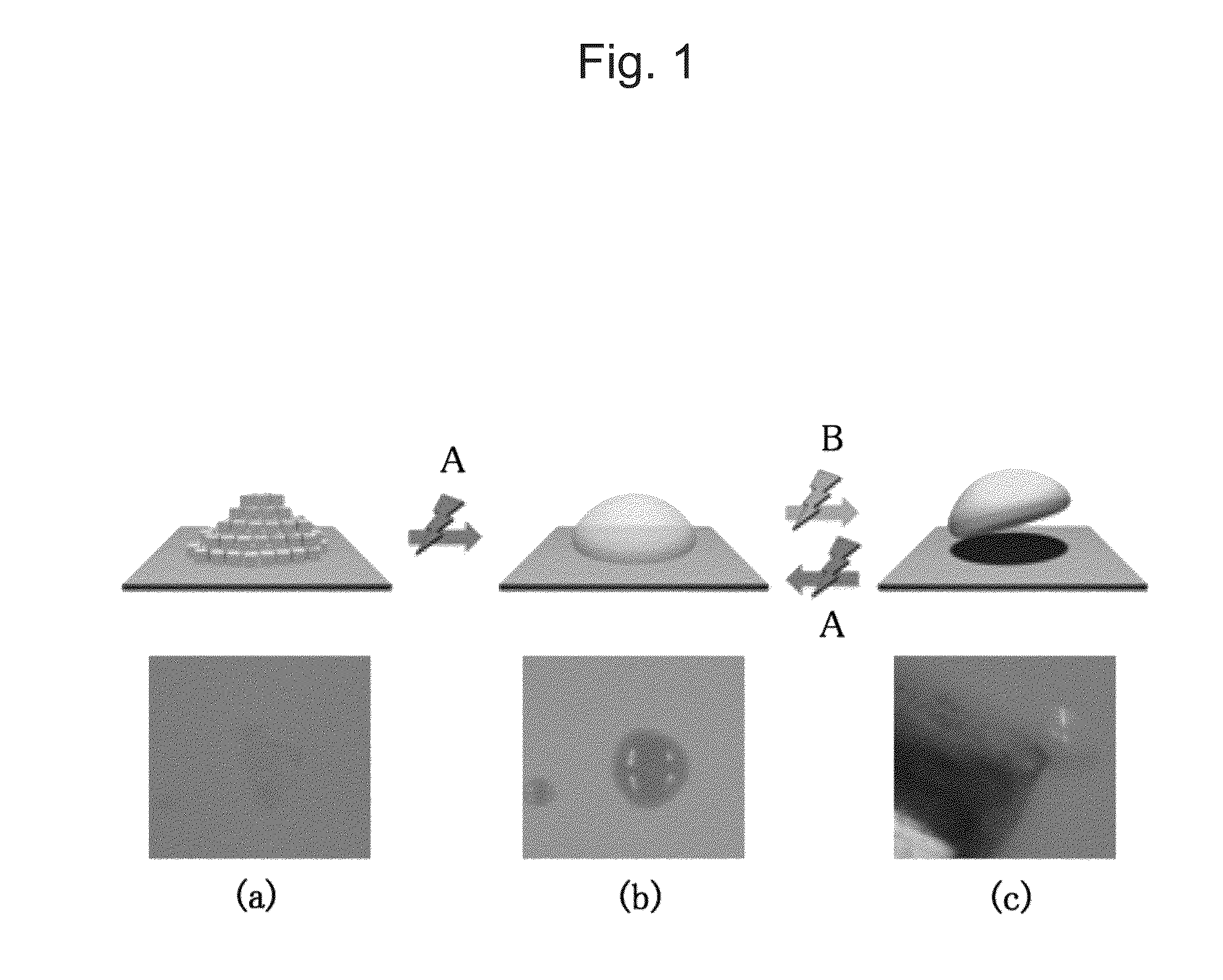 Photo-reactive adhesive agent