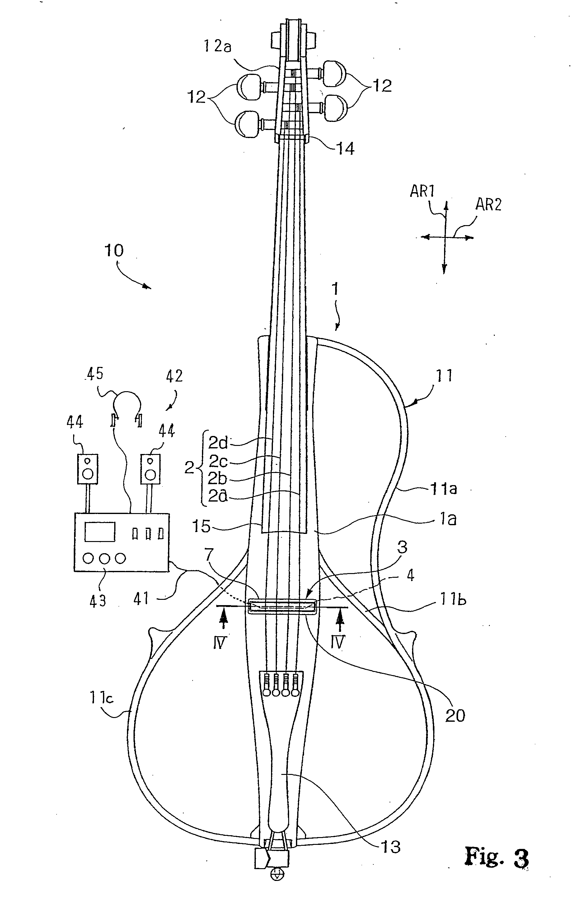 Electric stringed musical instrument and pickup unit incorporated therein for converting vibrations to signal