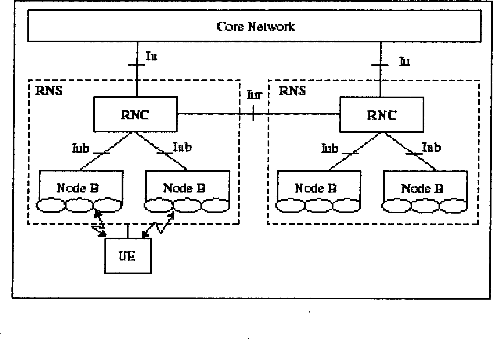 Method for switching users between different subzones implemented within same station
