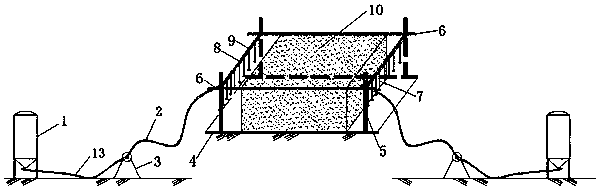 Construction equipment and method for waste silt shallow layer in-situ curing