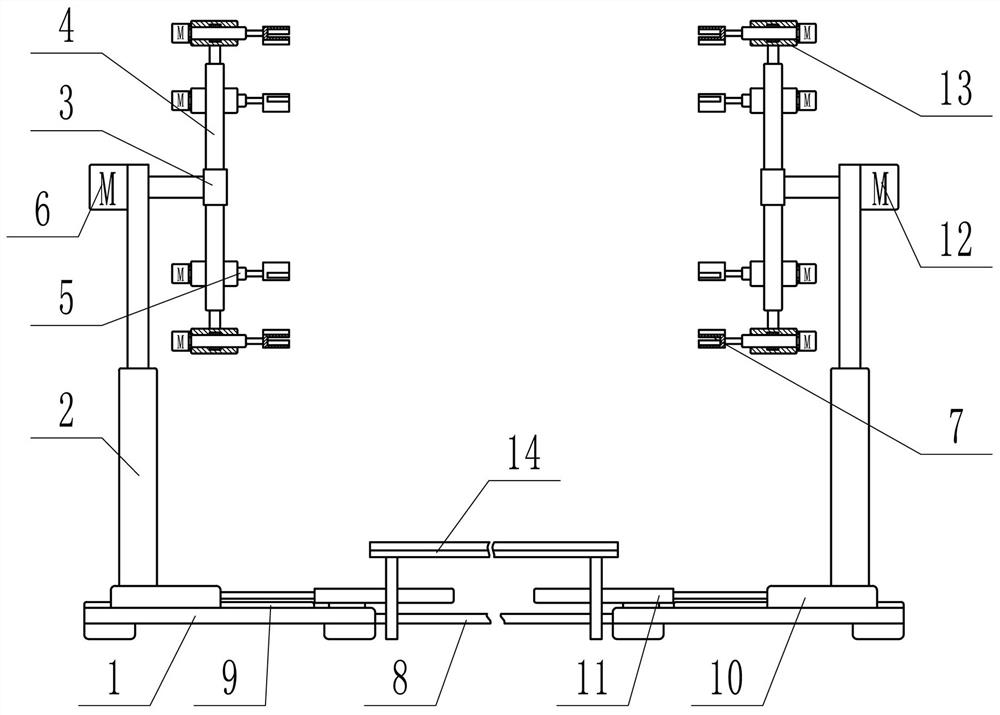 Cylindrical wood formwork stacking device for building construction