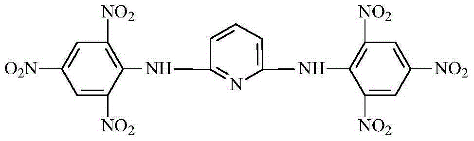 Method for preparing 2, 6-bis-(picrylamino) pyridine