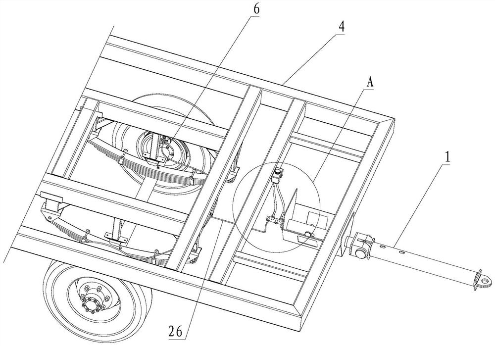 Trailer collision brake