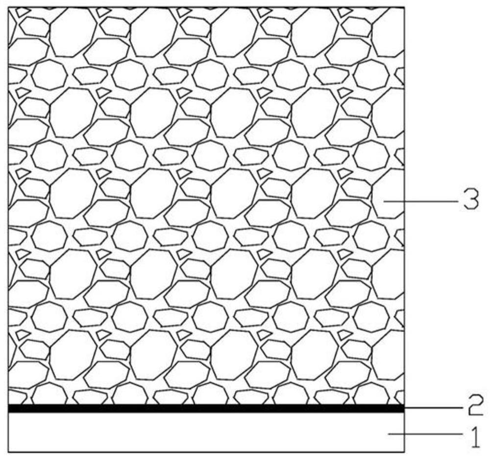 Indoor testing method for drawing strength of waterproof bonding layer paved on steel bridge deck