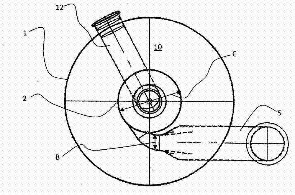 Method and arrangement for removing gas from a liquid