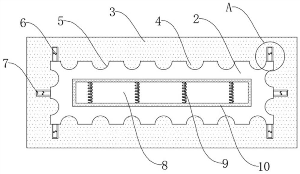 Graphene surface acoustic wave filter structure and preparation method thereof