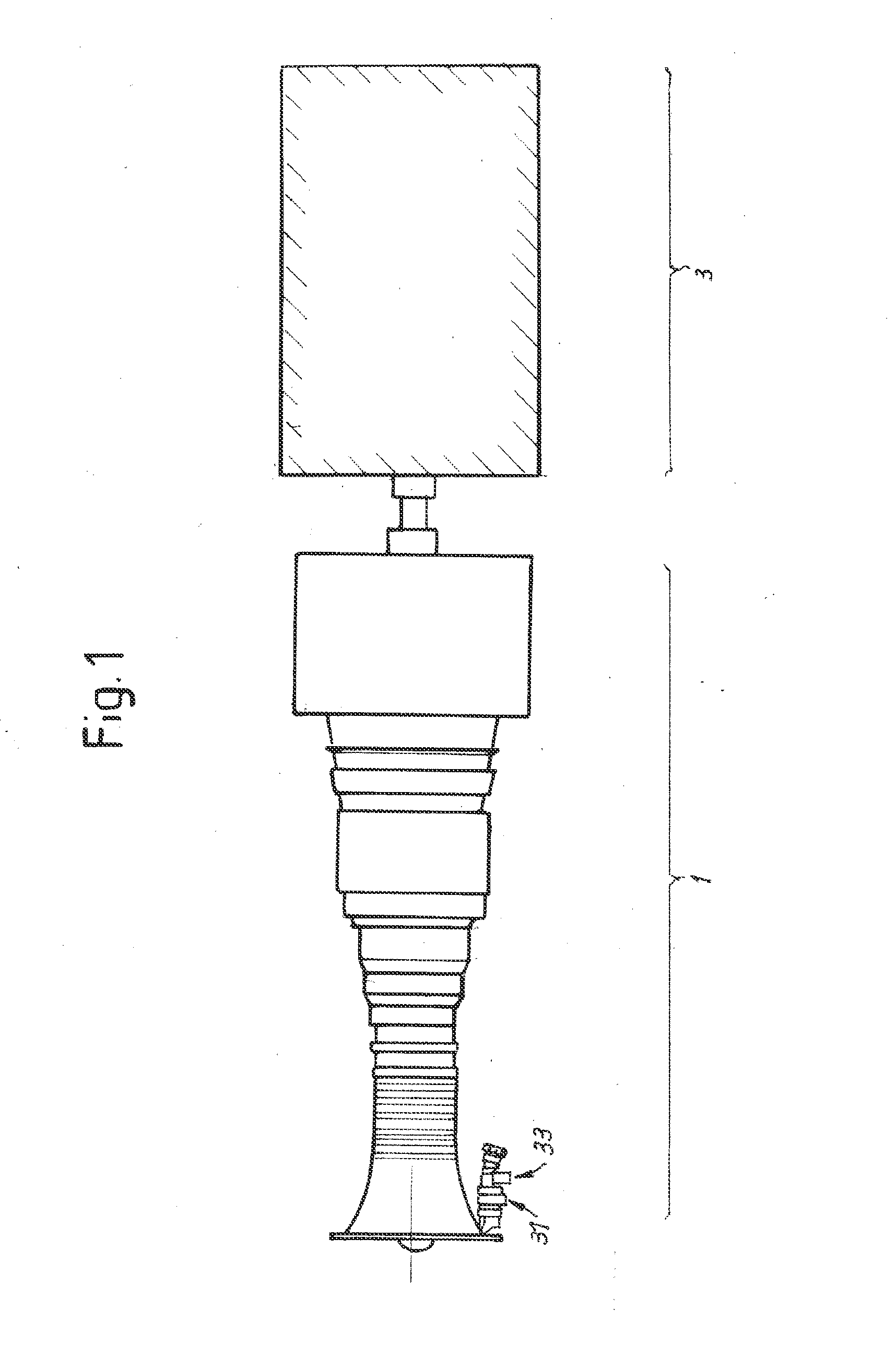 Device and method for slow turning of an aeroderivative gas turbine