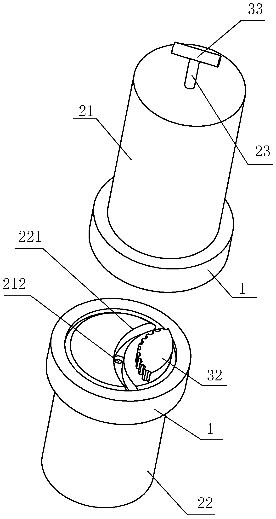 Permanent magnet ECR ion source permanent magnet ring mounting structure and processing method thereof