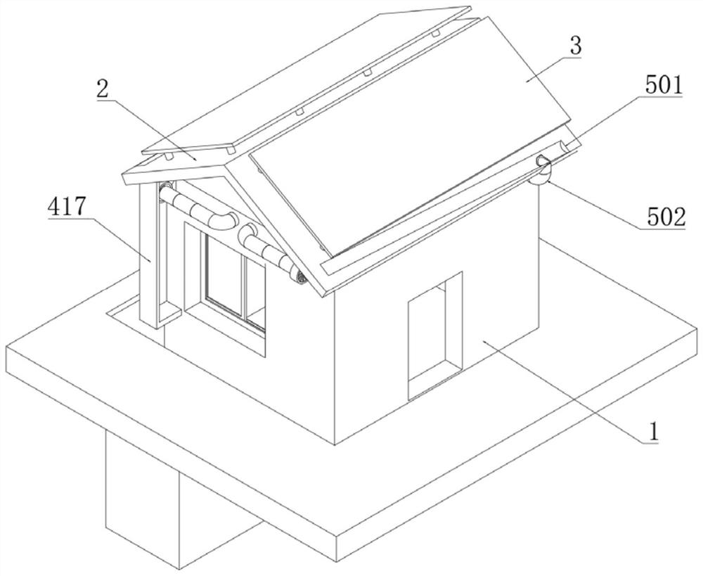 High-airtightness passive house and construction process thereof