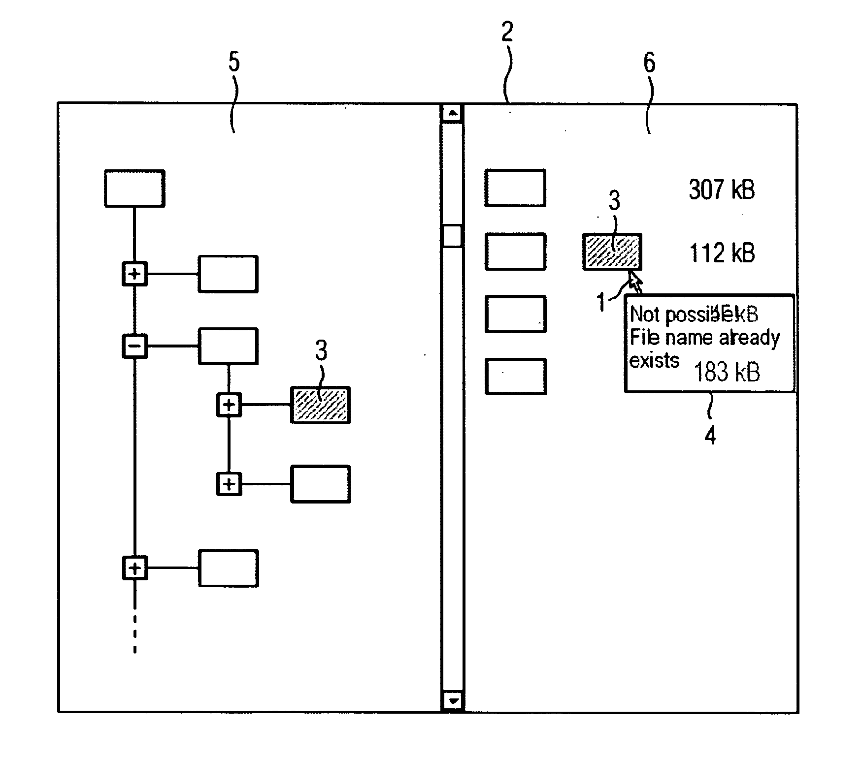 Method, device and computer program product for providing user information within a graphical user interface