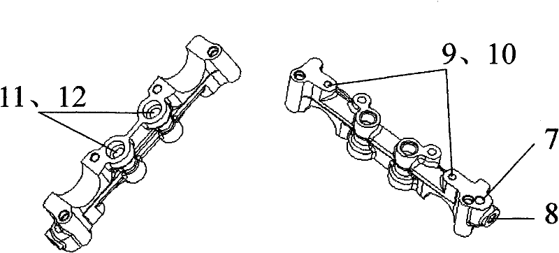 Camshaft bearing structure for engine