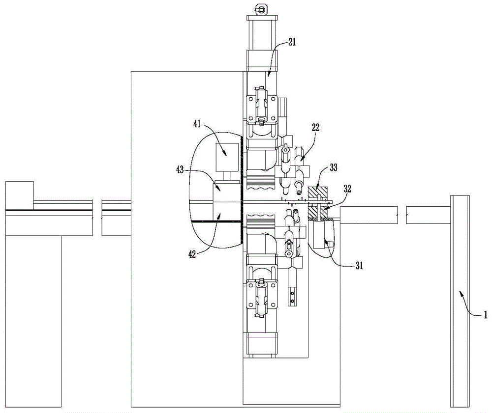 A cathode wire welding device