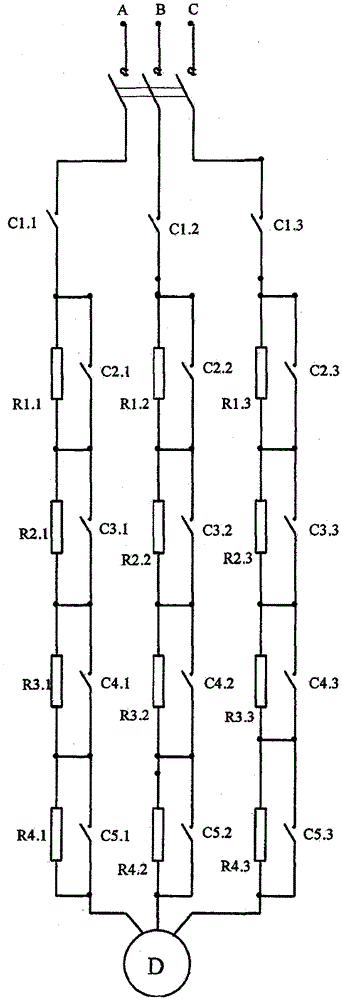 Three-phase AC motor control device