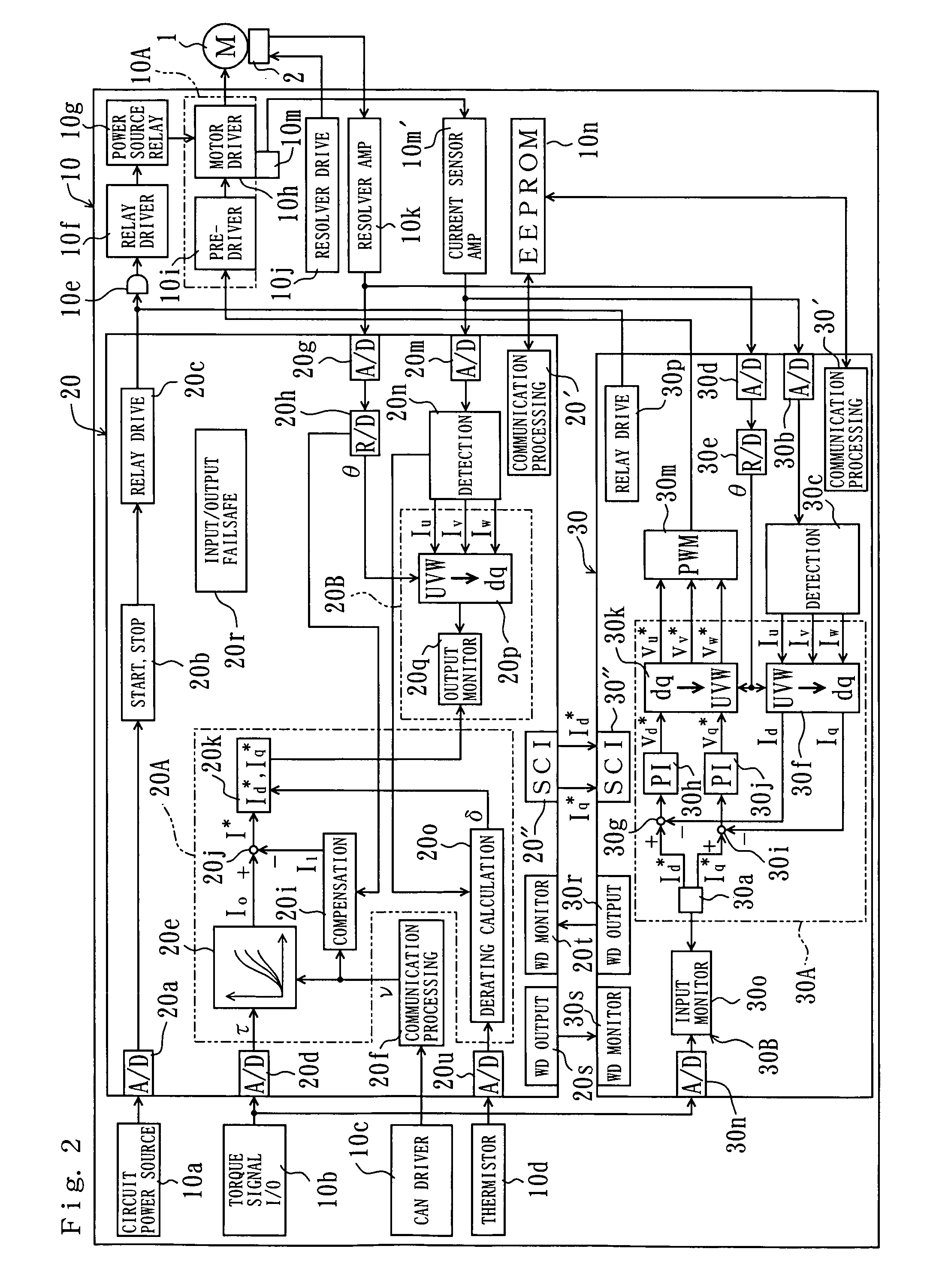 Controller for electric power steering apparatus