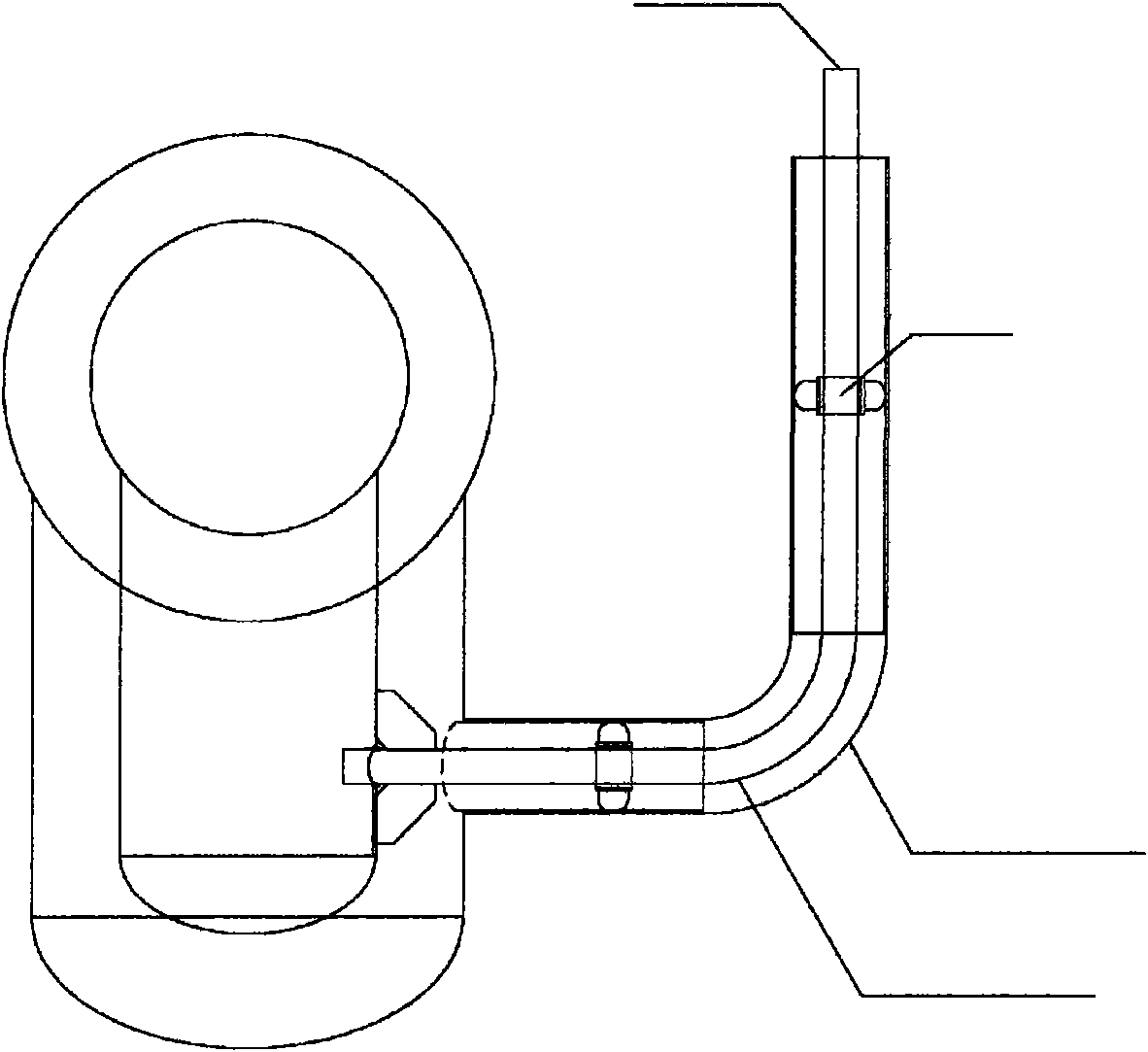 Drainage device of steel-sleeve steel steam insulation pipe