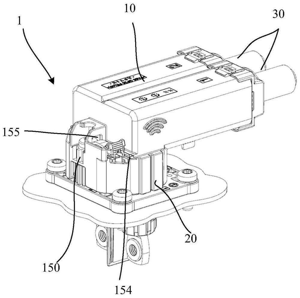 Right-angle connector and connector assembly