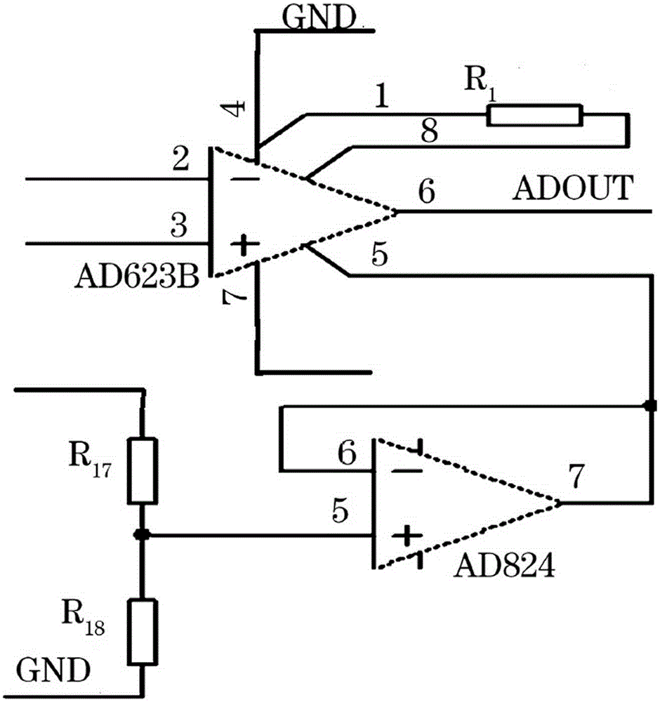 Small signal amplifying measurement circuit