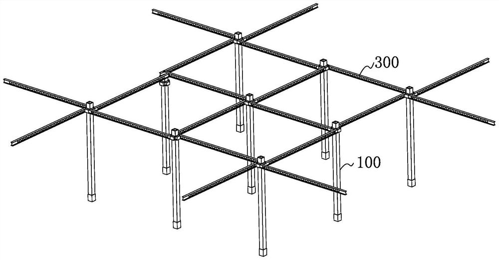 Prefabricated building steel structure system and installation method