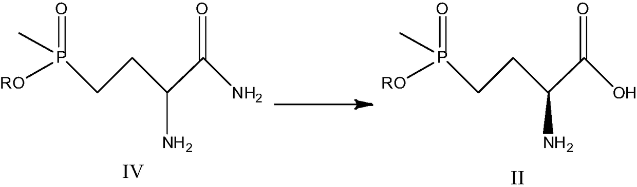 Biosynthesis preparation method of L-glufosinate